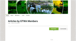 Desktop Screenshot of golftravelwriters.com